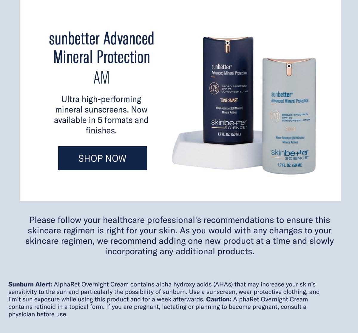 SUNSCREEN: sunbetter Advanced Mineral Protection