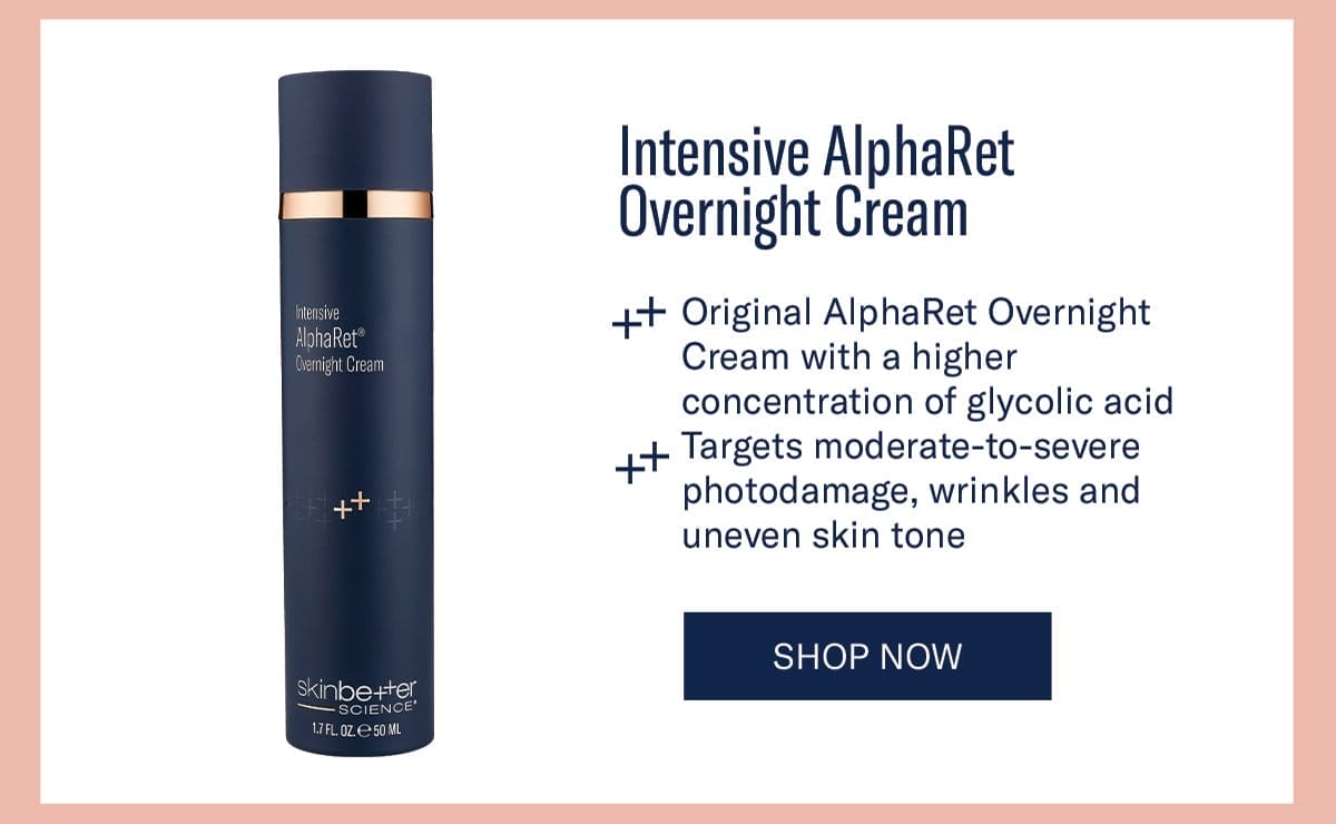 Intensive AlphaRet Overnight Cream