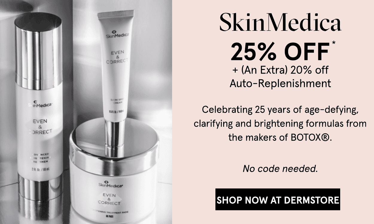 25% off SkinMedica + (An Extra) 20% off Auto-Replenishment