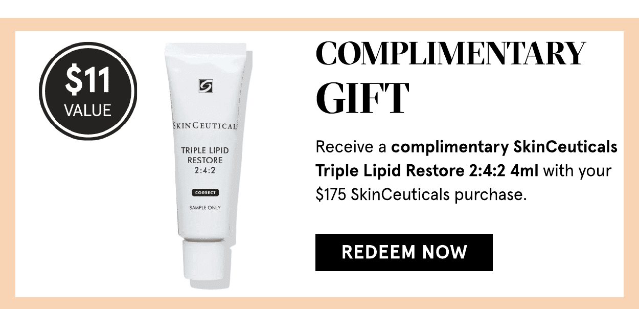 Complimentary gift with purchase