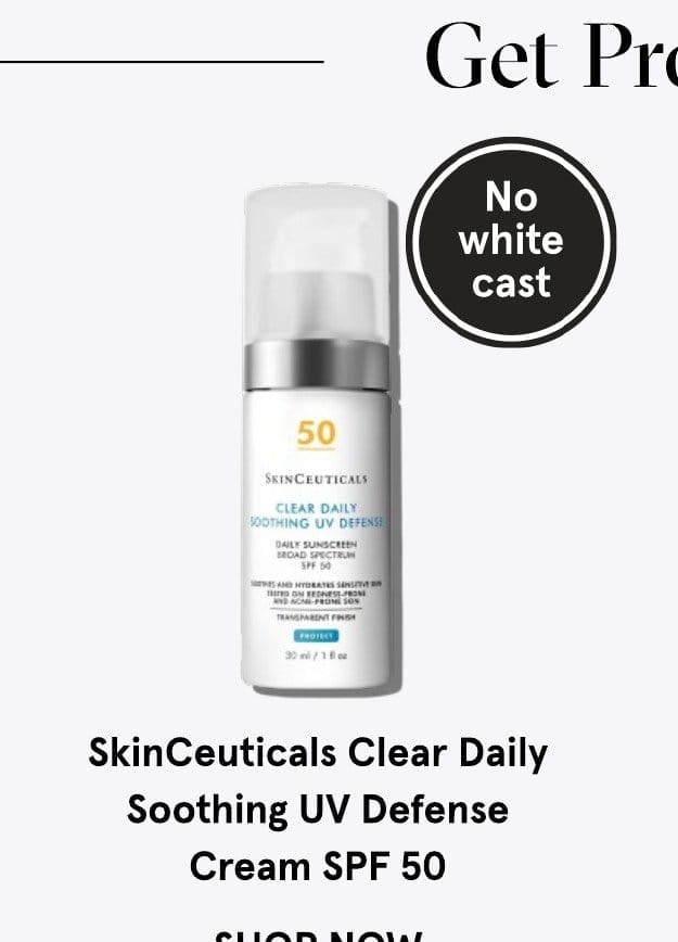 SkinCeuticals Clear Daily Soothing UV Defense Cream SPF 50