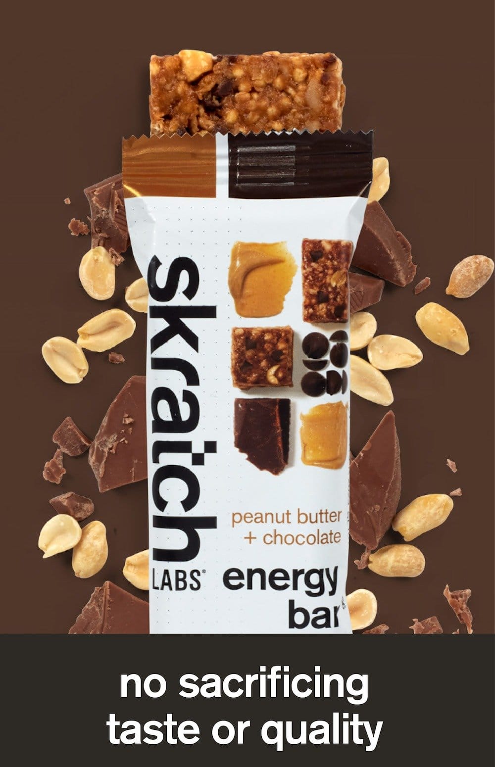 Peanut Butter + Chocolate - no sacrificing taste or quality