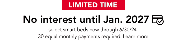 No interest until Jan 2027 | Learn more