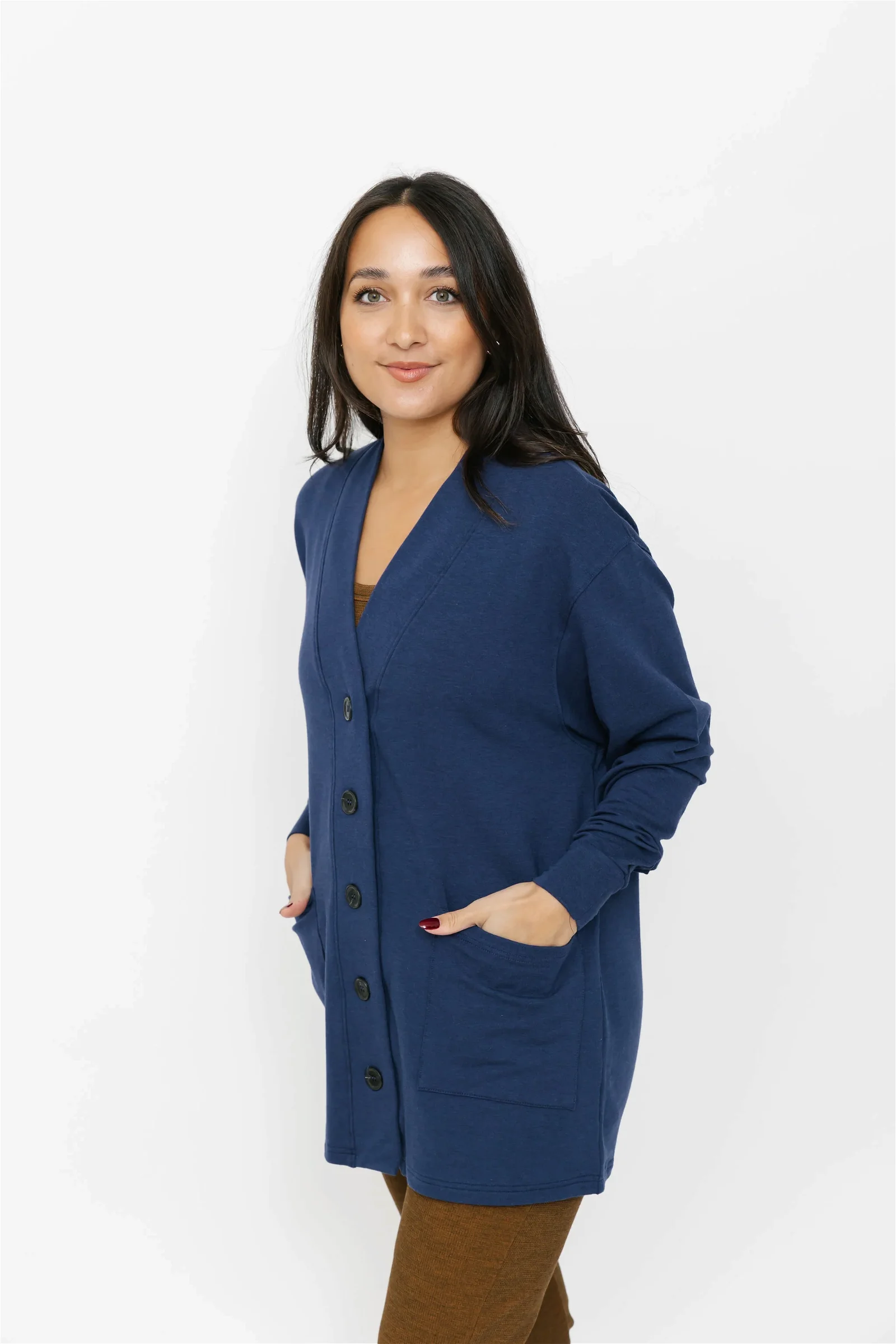 Image of Elevate Everywear Cardi in Brilliant Blue