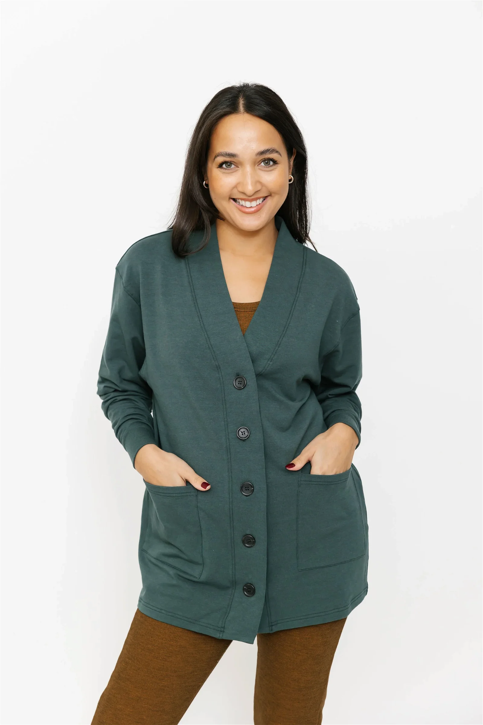 Image of Elevate Everywear Cardi in Spruce