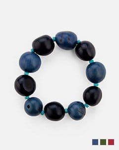 Natural Beaded Stretch Bracelet