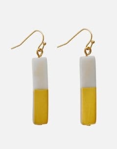 Gold Bar Earrings