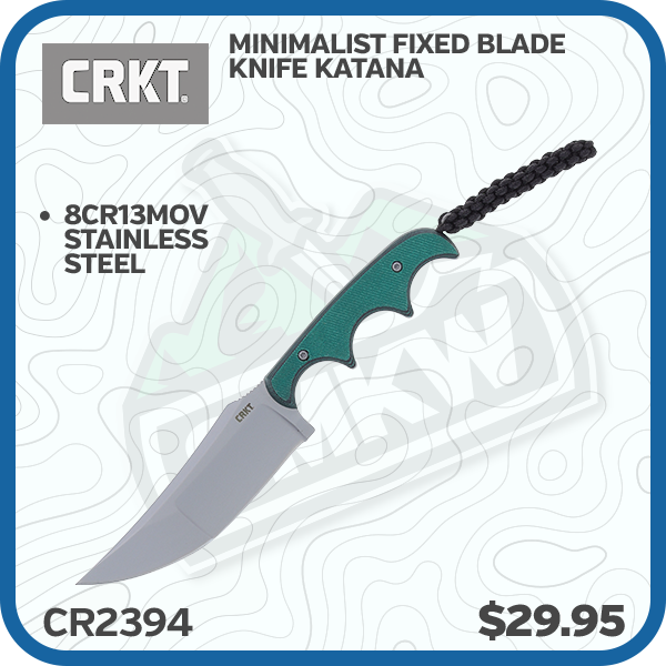 CRKT Minimalist Fixed Blade Knife Katana