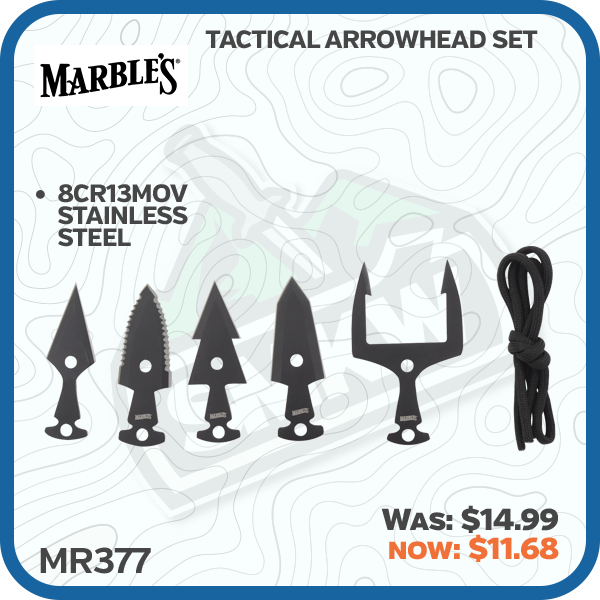 Marbles Tactical Arrowhead Set