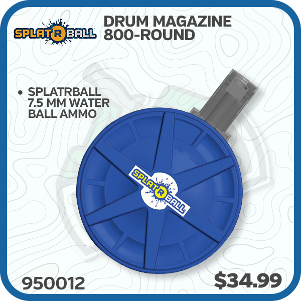 Splat-R-Ball Drum Magazine 800-Round