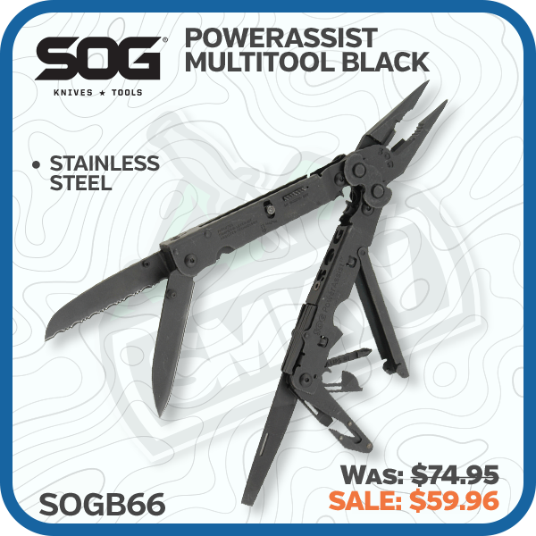 SOG PowerAssist MultiTool Black