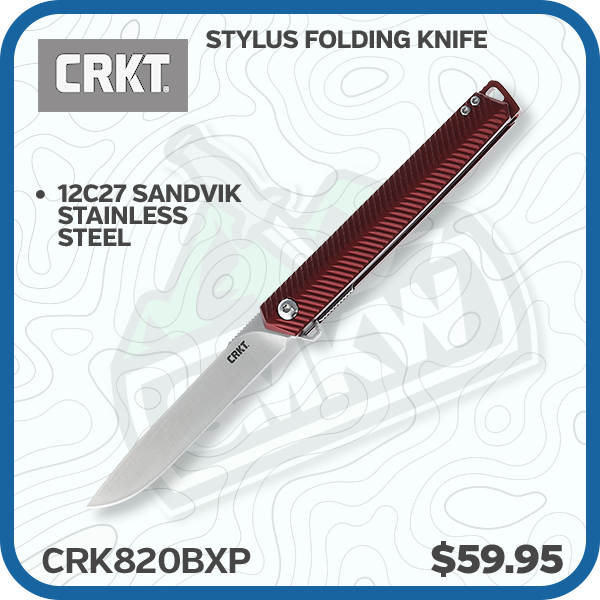 CRKT Stylus Spring-Assisted Linerlock Folding Knife