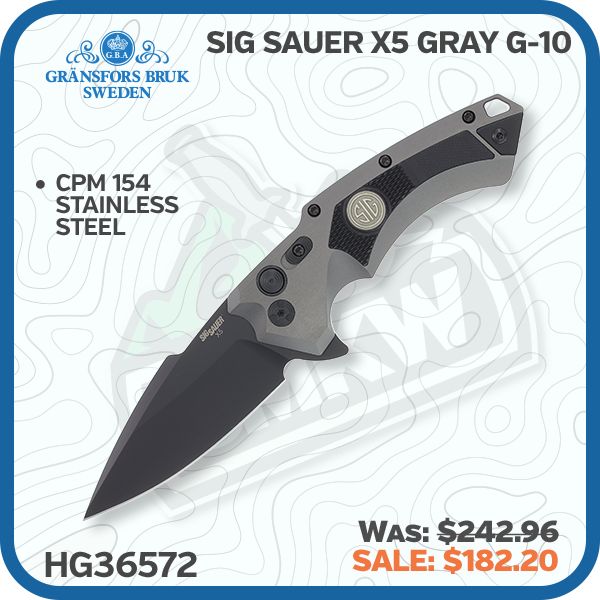 Hogue Sig Sauer X5 Gray G-10