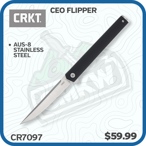 CRKT CEO Flipper Folding Knife