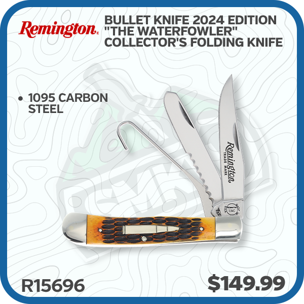 Remington Bullet Knife 2024 Edition "The Waterfowler" Collector's Folding Knife