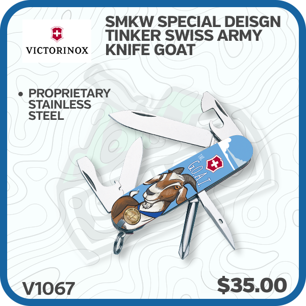 Victorinox Tinker Swiss Army Knife Goat SMKW Special Deisgn