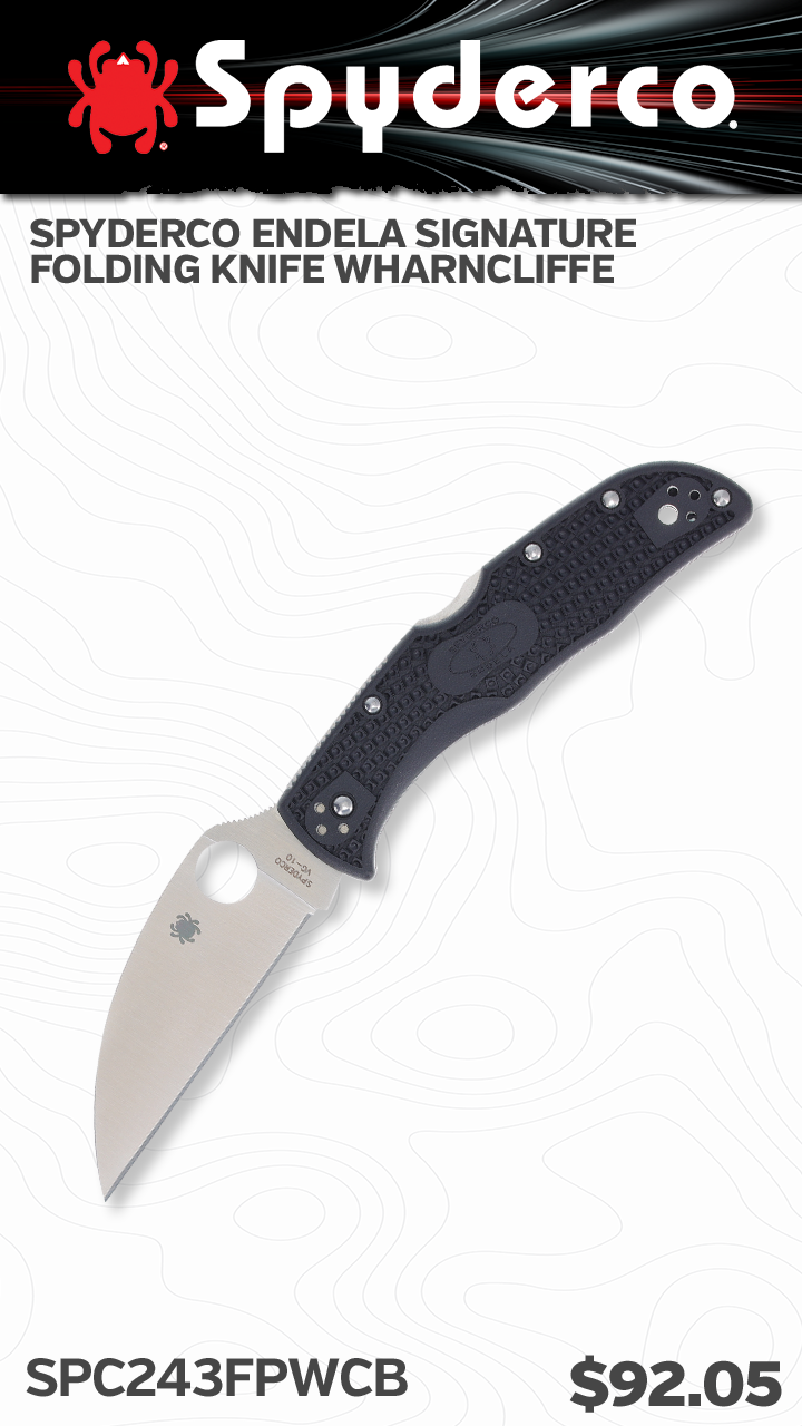 Spyderco Endela Signature Folding Knife Wharncliffe