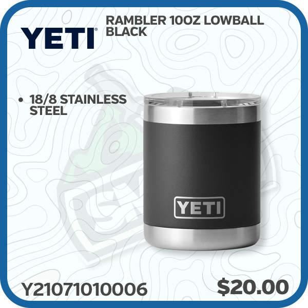 Yeti Rambler 10oz Lowball Black