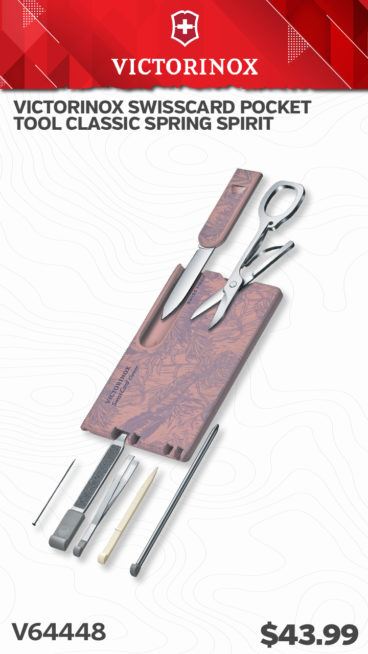 Victorinox SwissCard Pocket Tool Classic Spring Spirit