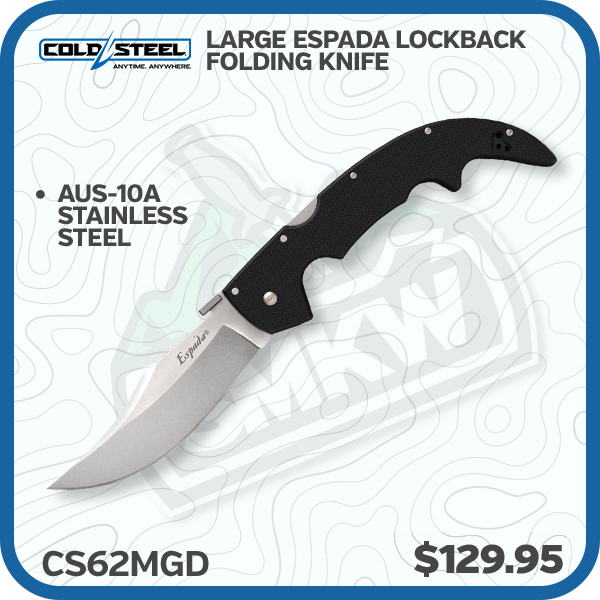 Cold Steel Large Espada Lockback Folding Knife