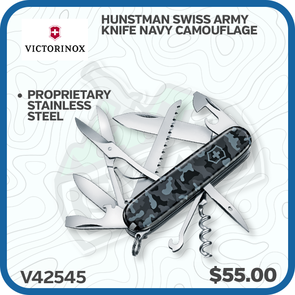 Victorinox Hunstman Swiss Army Knife Navy Camouflage