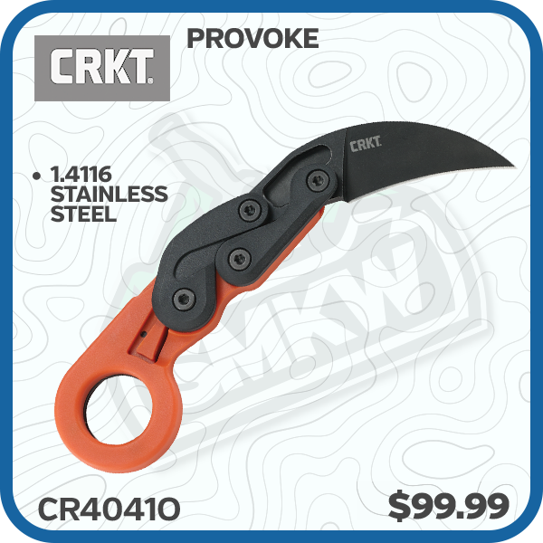 CRKT Provoke Folding Knife Orange