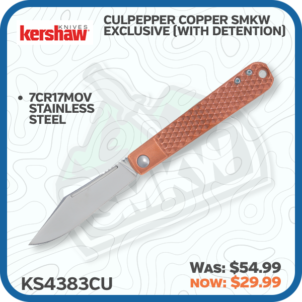 Kershaw Culpepper Copper SMKW Exclusive (With Detention)