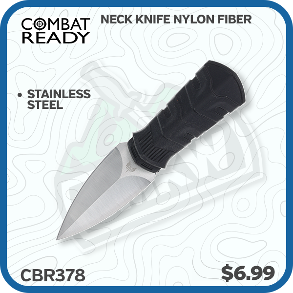 Combat Ready Neck Knife Nylon Fiber