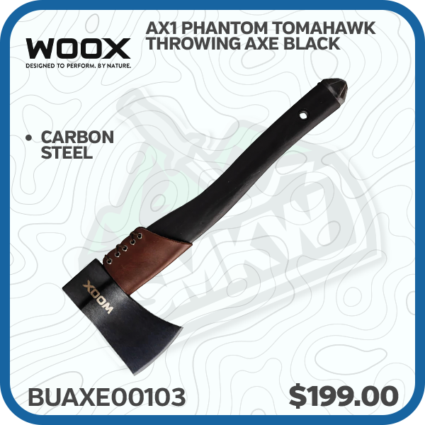 Woox AX1 Phantom Tomahawk Throwing Axe Black