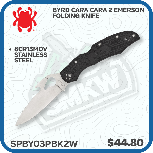 Spyderco Byrd Cara Cara 2 Emerson Folding Knife