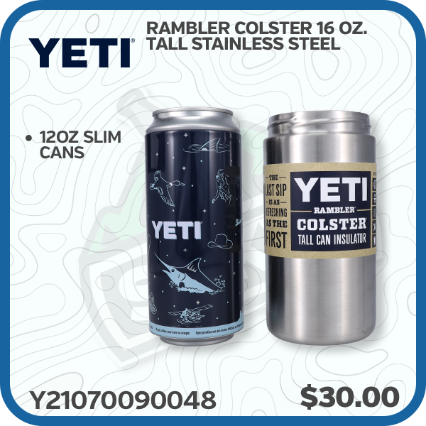 Yeti Rambler Colster 16 oz. Tall Stainless Steel