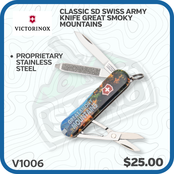 Victorinox Classic SD Swiss Army Knife Great Smoky Mountains