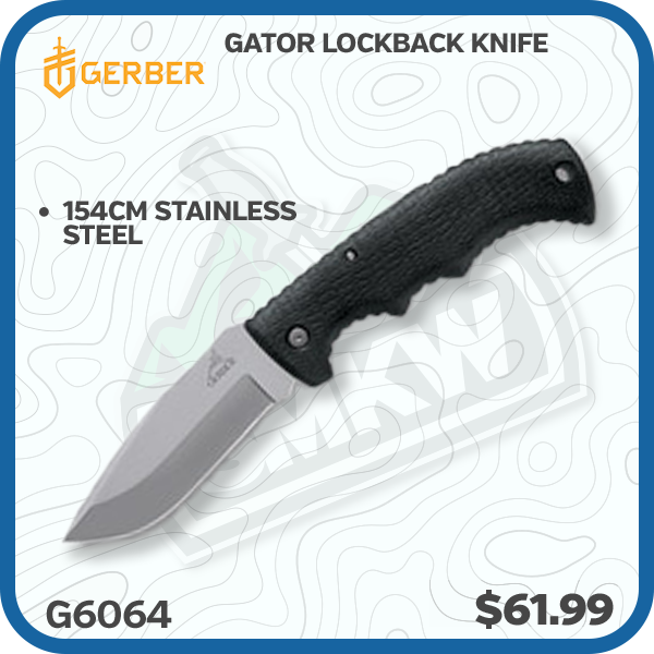 Gerber Gator Lockback Knife