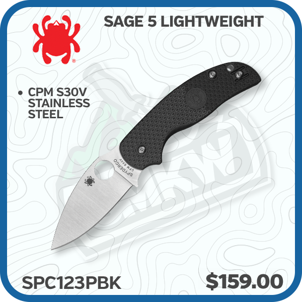 Spyderco Sage 5 Lightweight Folding Knife