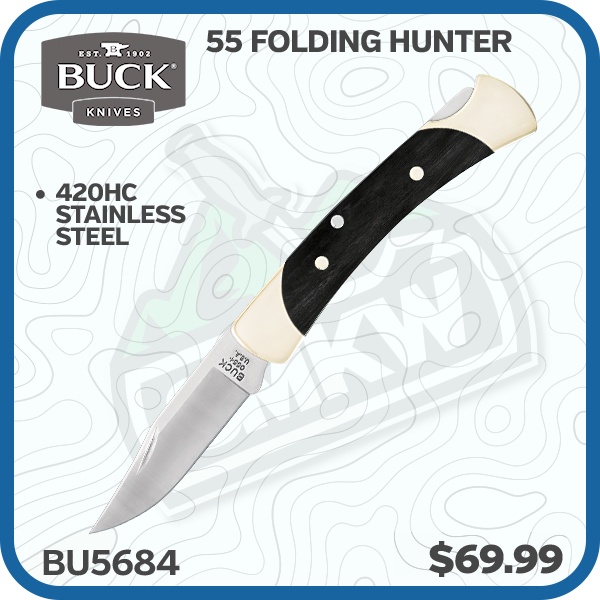 Buck 55 Folding Hunter Pocket Knife