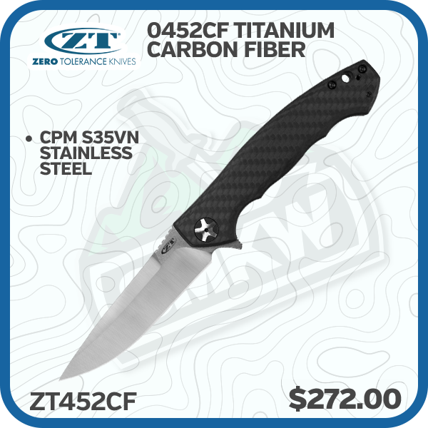 Zero Tolerance 0452CF Titanium Carbon Fiber