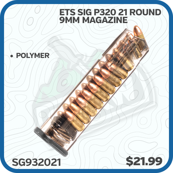 ETS Sig P320 21 Round 9mm Magazine