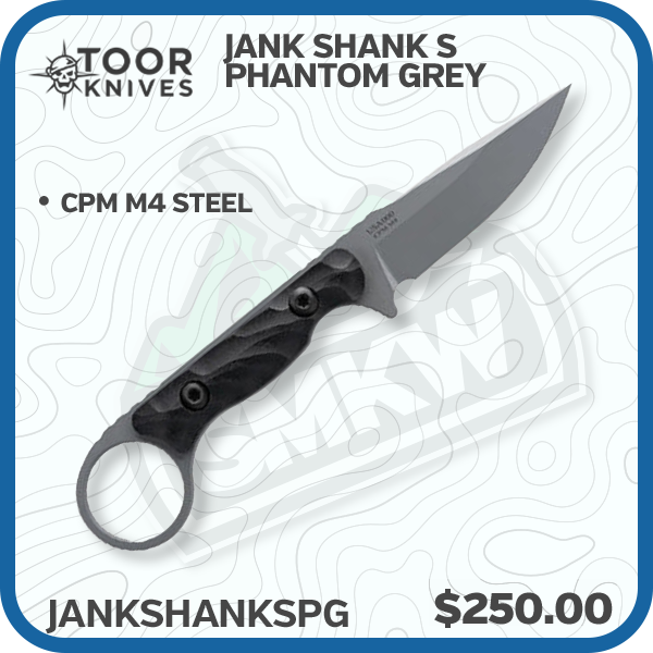 Toor Jank Shank S Phantom Grey M4 Steel KG Gunkote Blade