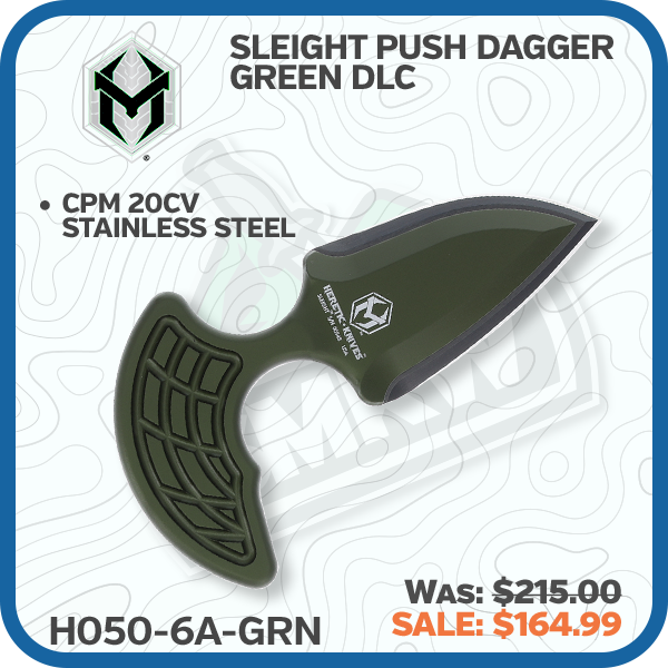 Heretic Sleight Push Dagger Green DLC