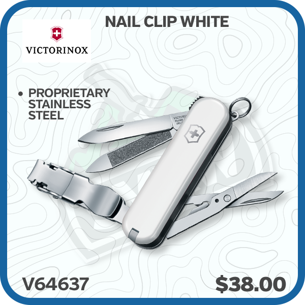 Victorinox Nail Clip White