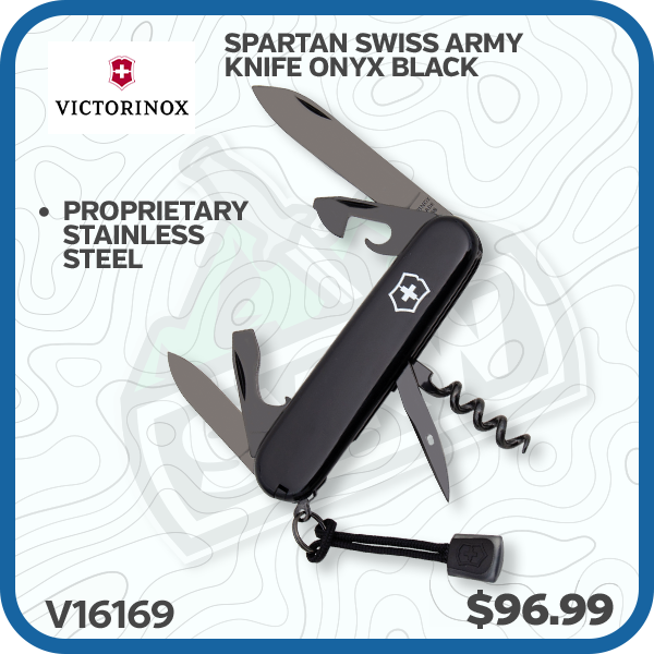 Victorinox Spartan Swiss Army Knife Onyx Black