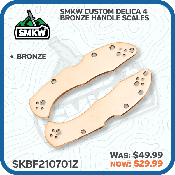 SMKW Custom Delica 4 Bronze Handle Scales