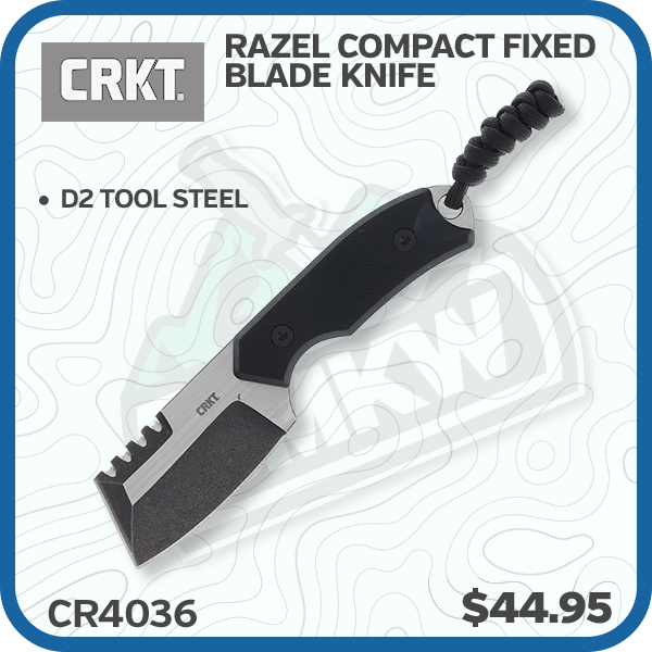 CRKT Razel Compact Fixed Blade Knife