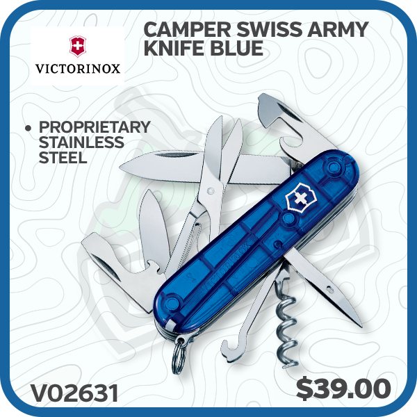 Victorinox Camper Swiss Army Knife Blue