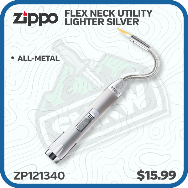 Zippo Flex Neck Utility Lighter Silver