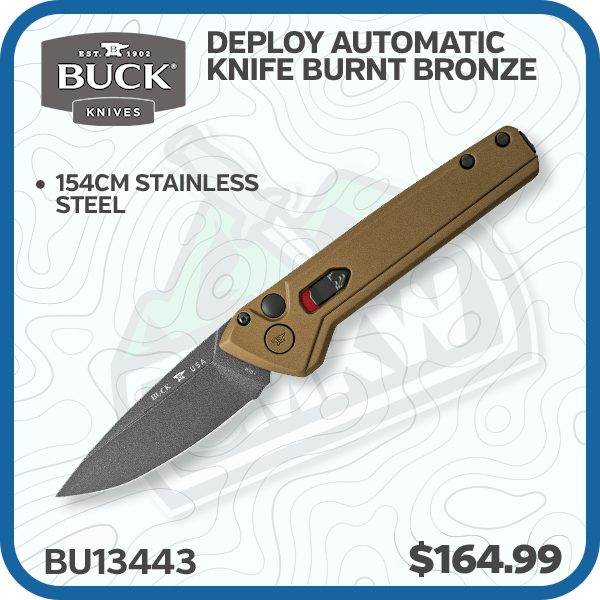 Buck Deploy Automatic Knife Burnt Bronze