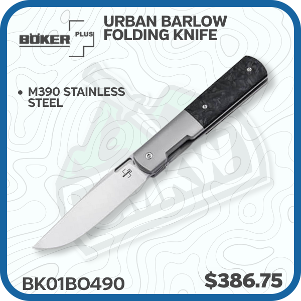 Boker Plus Urban Barlow Folding Knife MCF