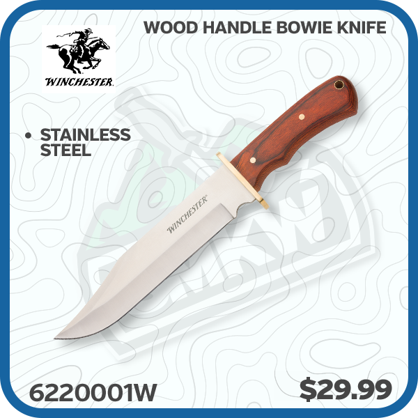 Winchester Wood Handle Bowie Knife