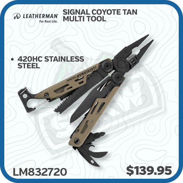 Leatherman Signal Coyote Tan Multi Tool