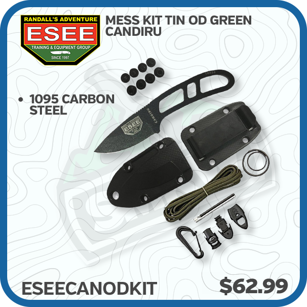 ESEE Mess Kit Tin OD Green Candiru